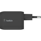Belkin BOOSTCHARGE PRO 2-poorts USB-C GaN-wandlader met PPS (65 W) Zwart