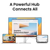 BenQ MA320U MacBook monitor voor allround professionals 31.5" 4K UHD  Zilver/zwart, 2x HDMI, USB-C, 2x USB-A, HDR10, Sound