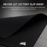 Corsair MM Anti-fray Cloth XL gaming muismat Zwart