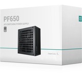 DeepCool PF650 650 watt voeding  Zwart, 2x PCIe, 2x PCIe