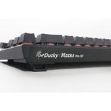 Ducky Mecha Pro SF RGB mechanisch toetsenbord Zwart, US lay-out (QWERTY), Cherry MX Brown, 65%, RGB leds, PBT double-shot