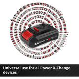 EINHELL 18V 2,5Ah PXC Starter Kit set Zwart/rood