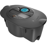 GARDENA Complete set Pipeline Irrigatiesysteem AquaPrecise op zonne-energie voor gazon sprinklersysteem Grijs/turquoise