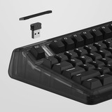 Iqunix OG80 Dark Side Wireless Mechanical Keyboard, gaming toetsenbord Zwart, US lay-out, Gateron Red, RGB leds, 80% (TKL), Hot-swappable, PBT, 2.4GHz | Bluetooth 5.1 | USB-C