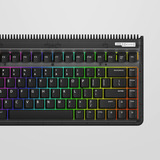 Iqunix OG80 Dark Side Wireless Mechanical Keyboard, gaming toetsenbord Zwart, US lay-out, Gateron Red, RGB leds, 80% (TKL), Hot-swappable, PBT, 2.4GHz | Bluetooth 5.1 | USB-C