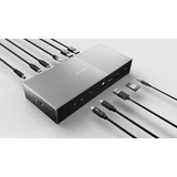 Kensington SD5000T5 EQ Thunderbolt 5 Triple 4K-dockingstation Grijs, met 140 W stroomvoorziening