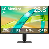 LG 24U411B-B 23.8" monitor Zwart, 1x HDMI, VGA, 144Hz