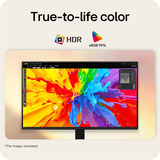 LG 24U411B-B 23.8" monitor Zwart, 1x HDMI, VGA, 144Hz