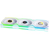 Lian Li UNI FAN SL120 LCD Wireless Reverse Blade case fan Wit, 3 stuks, 4-pin PWM fan-connector