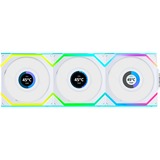 Lian Li UNI FAN SL120 LCD Wireless Reverse Blade case fan Wit, 3 stuks, 4-pin PWM fan-connector
