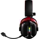 MCHOSE S9 Pro Wireless  over-ear gaming headset Zwart/rood, PC / laptop / Playstation / Switch / Smartphone, 2.4G / Bluetooth / Wired / Type-C	