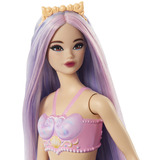 Mattel Barbie Dreamtopia - Zeemeerminpop - Lila haar en een paarse staart 