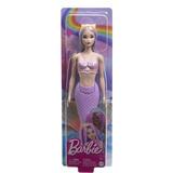 Mattel Barbie Dreamtopia - Zeemeerminpop - Lila haar en een paarse staart 