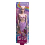 Mattel Barbie Zeemeerminpop met lila haar en een paarse staart 