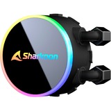 Sharkoon S70 RGB waterkoeling Zwart, 4-pins PWM fan-connector