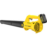 Stanley 18V STANLEY FATMAX V20 accu bladblazer - 4.0Ah accu Geel/zwart, Accu en lader inbegrepen