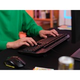 Trust GXT 836 Evocx RGB gaming toetsenbord Zwart, US lay-out (QWERTY), Membraan, 100%, RGB