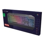 Trust GXT 836 Evocx, gaming toetsenbord Zwart, US lay-out, Membraan, RGB