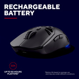 Trust GXT 932 Volyx Ultralichte Draadloze Gaming Muis Zwart, 12.000 DPI, 2.4GHz / Bluetooth / USB, RGB