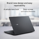 ASUS ExpertBook B1 B1403CVA-S63755X 14"  Copilot+ laptop Grijs | Core i7-13620H | UHD Graphics | 32 GB | 1 TB SSD