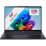 Acer Swift 16 AI SF16-51-73BS 16"  Copilot+ laptop Zwart | Core Ultra 7 258V | Arc Graphics 140V | 32 GB | 1 TB SSD