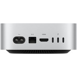 Apple Mac Mini (2024) mini-pc Zilver | M4 10 Core | M4 10-Core GPU  | 24 GB | 512 GB SSD