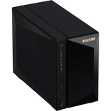 Asustor Drivestor 2 Pro Gen2 incl. 2x Red Plus 4 TB harde schijf nas Zwart, 2.5Gb-LAN, 3x USB-A