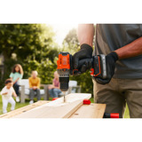 BLACK+DECKER 18V Schroefklopboormachine + 18V Oscillerende Multitool Bundel Zwart/oranje
