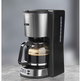 Bestron ACM800STE Koffiezetter koffiefiltermachine Geborsteld rvs/zwart