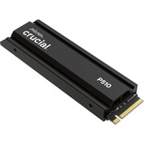 Crucial P510 met heatsink SSD Zwart, PCIe 5.0 x4, NVMe, M.2 2280