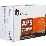 Inter-Tech Argus APS-720 720 watt voeding  Zwart, 2x PCIe