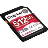 Kingston Canvas React Plus 512 GB geheugenkaart UHS-II U3, Class 10, V60