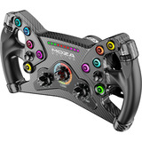 MOZA KS stuurwiel + R9 V3 stuurbasis + SR-P pedal set (Throttle + Brake) Bundel Zwart, Basis, stuur en pedalen