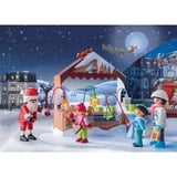 PLAYMOBIL Adventskalender - Een uitstapje naar de kerstmarkt Constructiespeelgoed 71472