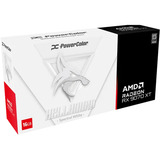 PowerColor Radeon RX 9070 XT Hellhound Spectral White 16GB GDDR6 grafische kaart Wit, RDNA4, GDDR6, 3x DisplayPort, 1x HDMI