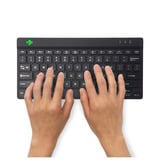 R-Go Tools Compact Break ergonomisch toetsenbord Zwart, US lay-out, Scissor switches, Bluetooth 5.0