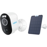 Reolink B330, slimme 5MP draadloze camera met spotlight + Solar Panel 2 Wit, PIR detectie