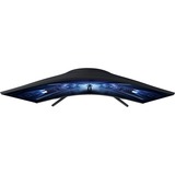 SAMSUNG Odyssey G5 C27G55TQBU 27" Curved gaming monitor Zwart, 1x HDMI, 1x DisplayPort, 144 Hz