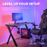 Trust GXT 700 Omnius - Gaming Bureau gaming desk Zwart, 120x60 cm