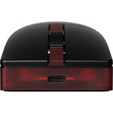 8BitDo Retro R8 Mouse - Gears of War: E-Day Zwart/rood, 50 - 26000 DPI, Bluetooth / USB-C / 2.4 GHz