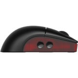 8BitDo Retro R8 Mouse - Gears of War: E-Day Zwart/rood, 50 - 26000 DPI, Bluetooth / USB-C / 2.4 GHz