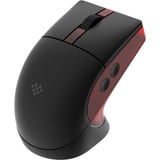 8BitDo Retro R8 Mouse - Gears of War: E-Day Zwart/rood, 50 - 26000 DPI, Bluetooth / USB-C / 2.4 GHz
