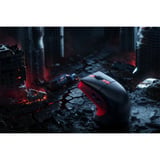 8BitDo Retro R8 Mouse - Gears of War: E-Day Zwart/rood, 50 - 26000 DPI, Bluetooth / USB-C / 2.4 GHz