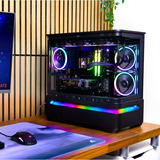 ALTERNATE Ryzen 7 - RX 9070 XT Gaming pc Powered by ASUS Zwart | R7 9850X3D | RX 9070 XT | 32 GB | 2 TB SSD