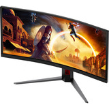 AOC CU34G4CA 34" Curved UltraWide gaming monitor Zwart, 2x HDMI, 1x DisplayPort, USB, Audio, 180 Hz