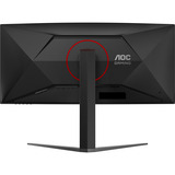 AOC CU34G4Z 34" Curved UltraWide gaming monitor Zwart (mat), 2x HDMI, DisplayPort, 2x USB-A, USB-B, 240 Hz