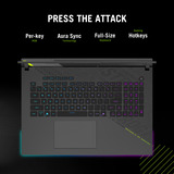 ASUS ROG Strix G18 G814PM-S8009W 18"  gaming laptop Grijs | R9 7940HX | RTX 5060 | 16 GB | 1 TB SSD