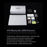 ATK Blazing Sky ZERO Ultralight Wireless Gaming Mouse - ZERO Extreme Zwart, 10 - 42.000 DPI, 8K, USB / 2.4GHz