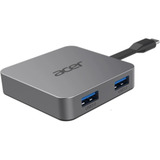 Acer 4-in-1 Type-C draagbare minidock dongle dockingstation Zilver