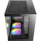 Antec CX60M ARGB mini tower behuizing Zwart | 3x USB-A | RGB | Tempered Glass